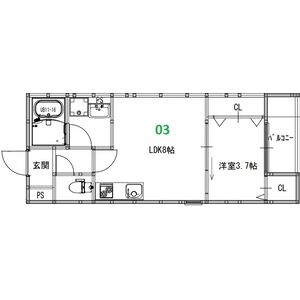 EIJU塚本の間取り図