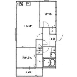 EIJU吹田南正雀の間取り図