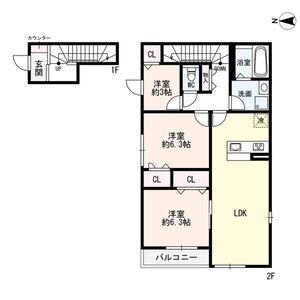 MAISON DE HIRO IIの間取り図