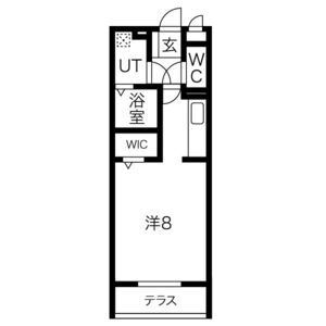 フォレストコート逆瀬川の間取り図