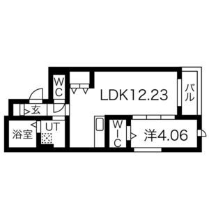 プラチナコート西宮の間取り図