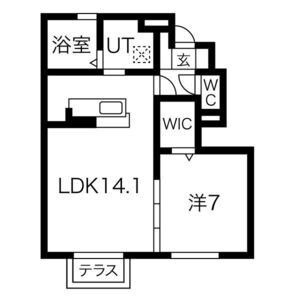 コリーナ ヴェルデの間取り図