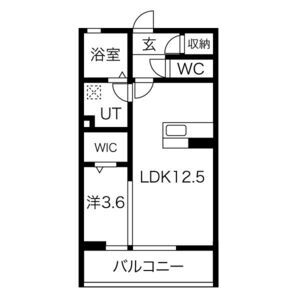 セジュールオッツ新三田の間取り図