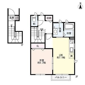 メゾンSOIE ET AUTOMNEの間取り図