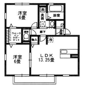 OLIVEN HAUS高辺の間取り図