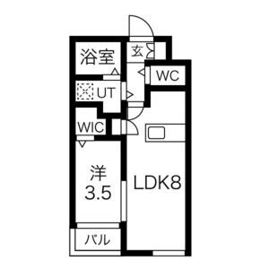 St.Residence七道の間取り図