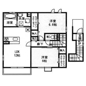 Agapanthus A棟 Aの間取り図