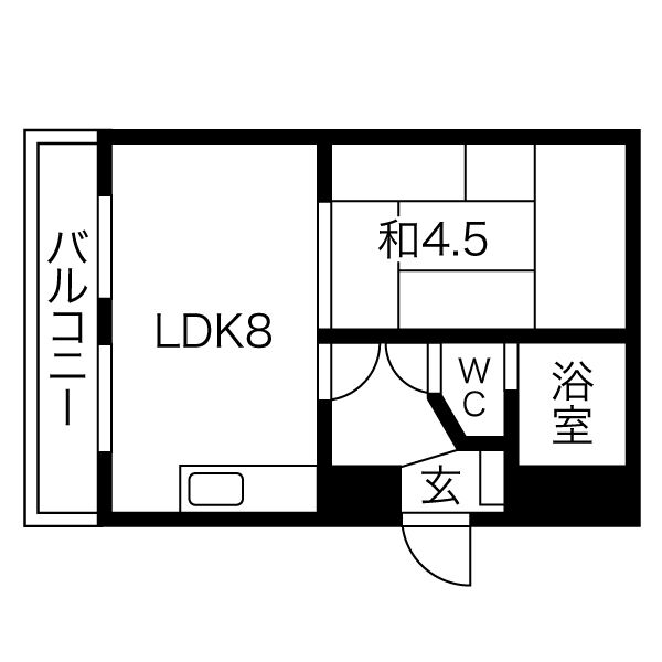 中の島三和ハイツ 画像6