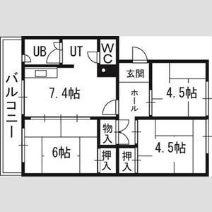 札幌西月寒団地1号棟 画像12
