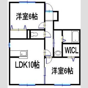 ファミールDの間取り図