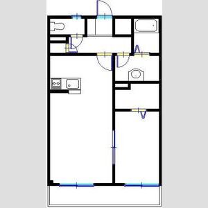 紫蘭の間取り図