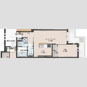 おたふく荘の間取り図