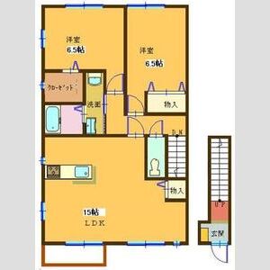 コンフォート大島IVの間取り図