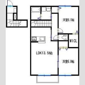 フレッツァ神戸山田の間取り図