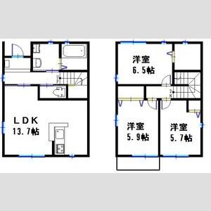プロスペリテ丸塚の間取り図