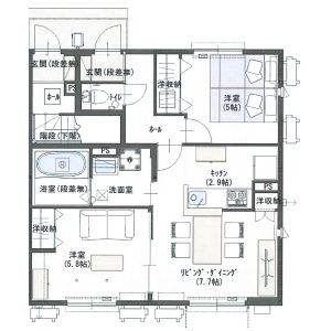 Affinoの間取り図