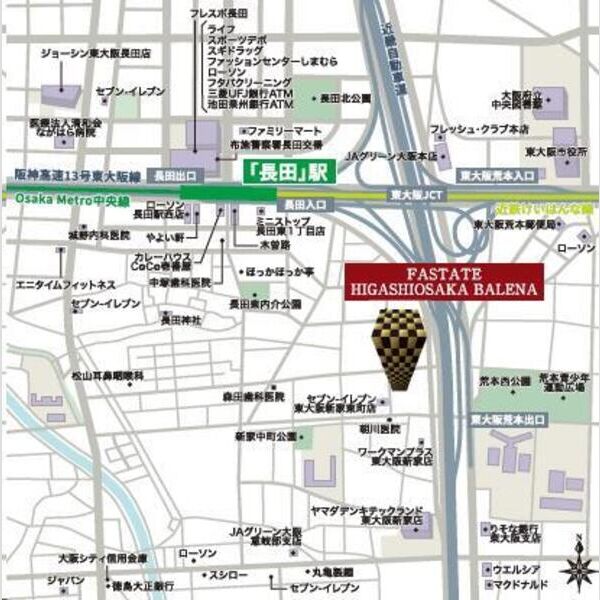 ファステート東大阪バレーナの外観2枚目