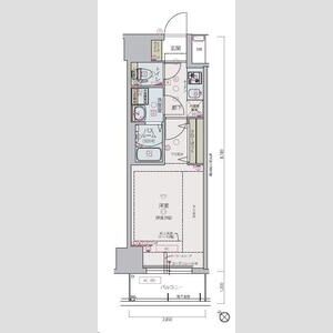 レジデンス神戸ヴェルノの間取り図