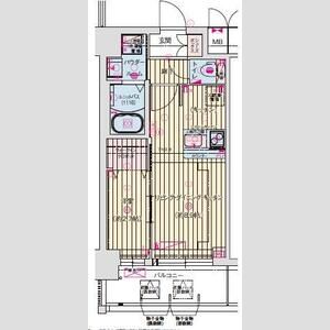 ファステート東大阪バレーナの間取り図