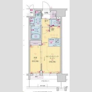 プレサンスTHEKYOTO新町通の間取り図