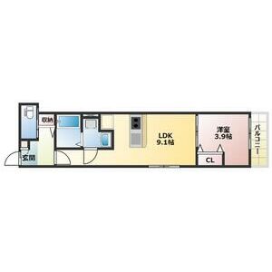 アーバンコート伝法の間取り図