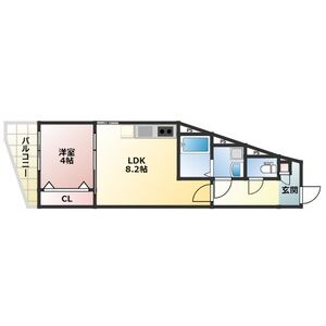 ALEGRIA京都九条の間取り図