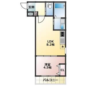ALEGRIA西宮津門の間取り図