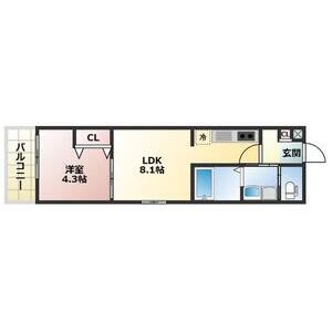 ALEGRIA高速長田の間取り図
