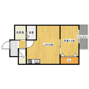フリーディオ門真Vの間取り図