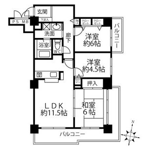 クリオ行啓通弐番館 画像16