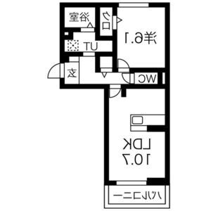 ジラソーレの間取り図