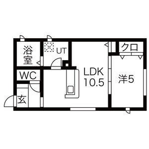 エスターテ岡崎の間取り図