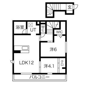 グレイスコート長谷の間取り図