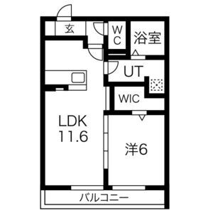 ピグナフィオーレ B棟 Bの間取り図