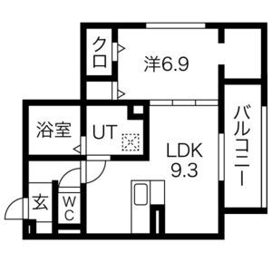 N’s courtの間取り図