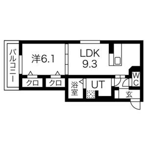 アイル宇治大久保の間取り図