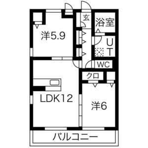 コンフォールZEN (W棟) Wの間取り図