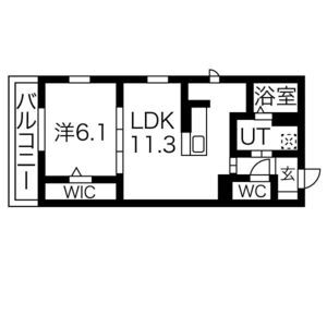 エミネンス京 部屋の間取り図