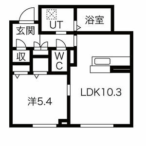 リヴェール久津川の間取り図