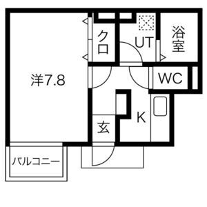 グレース二条の間取り図