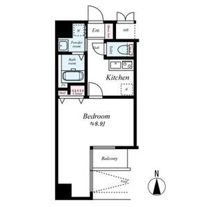 クレアート大手前グランアクシアの間取り図