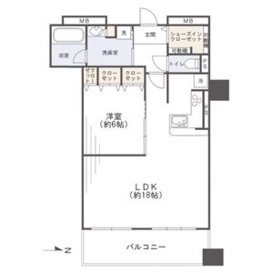プレサンスレジェンド堺筋本町タワーの間取り図