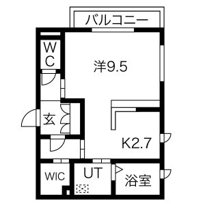 シャーメゾンハレクラニの間取り図