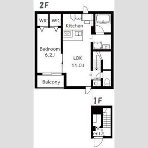 スマートコート西宮ANNEXの間取り図