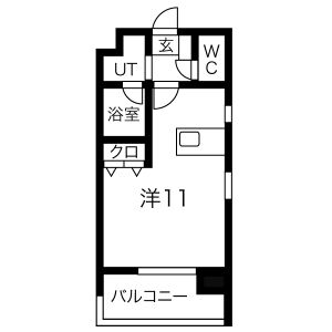アバンティ淡路の間取り図