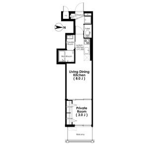 SK TRUST BLDの間取り図