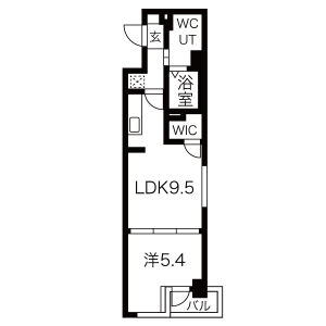 プラネシア烏丸御池の間取り図
