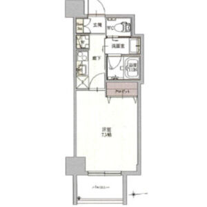 ファーストステージ江坂広芝町IIの間取り図