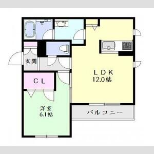 豊中シャーメゾンSKの間取り図
