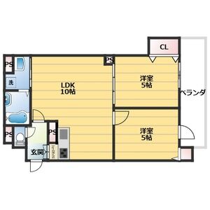 クリエオーレ御厨東の間取り図